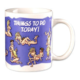Things To Do Today - Novelty Coffee Mug 11 Oz Funny Gift Default Title Gag Gifts & Novelties